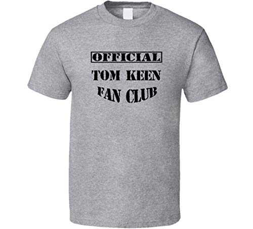 ABC123 Tom Keen The Blacklist TV Fan Club - Camiseta deportiva, color gris Negro Negro ( 3XL