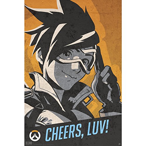 ABYstyle Overwatch-Tracer Cheers Luv-Póster (91,5 x 61) Abysse Corp_ABYDCO443