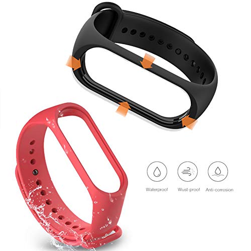 Acalder 13 Piezas Pulsera Xiaomi Mi Band 4/3 Correas Reloj Silicona Banda para XIAOMI Mi Band 3/4 Reemplazo - 13 Colores