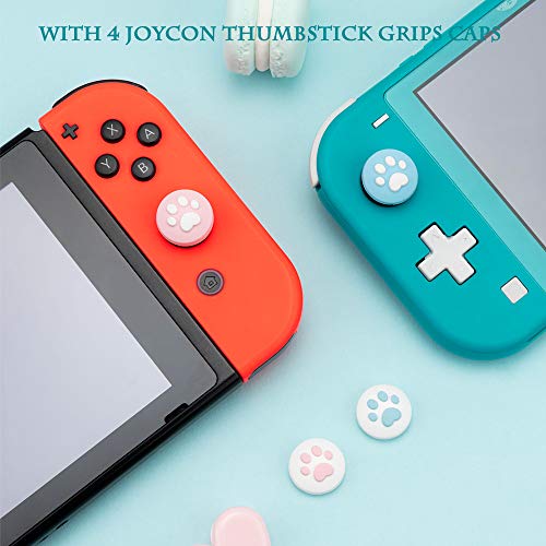 Accesorios 8 en 1 Switch Joycon SONVIEE 2 Switch Joy-Con y 2 mandos para el volante con 4 tapas de repuesto para el pulgar