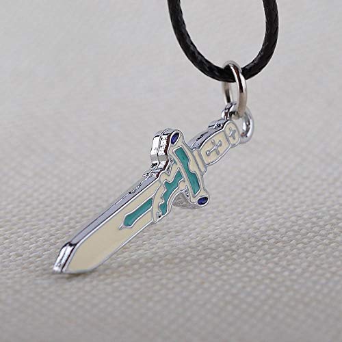 Accesorios de Anime Sword Art Online Kirito Kazuto Arma Tres Espadas Colgante de Aleación