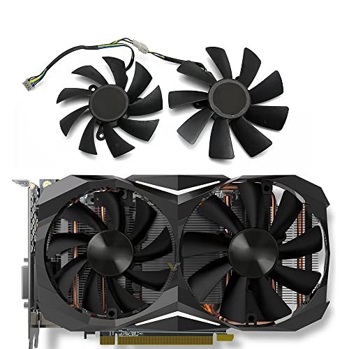 ACD Ventilador de gráficosVentilador de refrigeración de Tarjeta gráfica Doble 87MM GA92S2H 100MM G GAA8S2U Ventilador de refrigeración de 4 Pines Fit for ZOTAC GTX 1060 1070 Ti Mini HA 1080 Ti Mini(