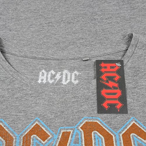 AC/DC ACDC-Highway World Tour 79' -Ladies Fashion T SML Camiseta, Gris (Graphite Grh), 38 (Talla del Fabricante: Small) para Mujer