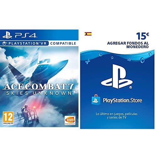 Ace Combat 7: Skies Unknown & Sony, PlayStation - Tarjeta Prepago PSN 15€