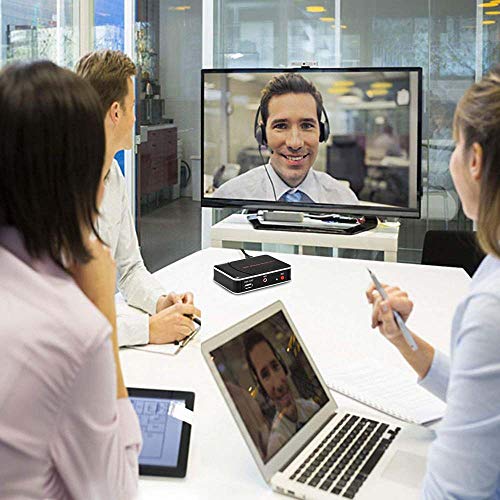 acemax - Grabadora de vídeo HDMI 1080p Compatible con Xbox One/PS4/Wii U/Nintendo Switch y Mic Compatible con Google Stadia