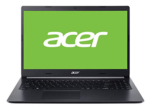 Acer A515-54 - Ordenador portátil de 15.6" HD (Intel Core i5-8265U, 8GB RAM, 1TB HDD + 128GB SSD, Intel HD Graphics 620, Windows 10 Home) negro - Teclado QWERTY Español
