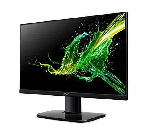 Acer KA272A - Monitor de 27" Full HD 75 Hz (68,6 cm, 1920x1080, Pantalla VA LED, ZeroFrame y FreeSync, 250 nits, Tiempo de Respuesta 1ms, VGA, 2xHDMI) - Color Negro