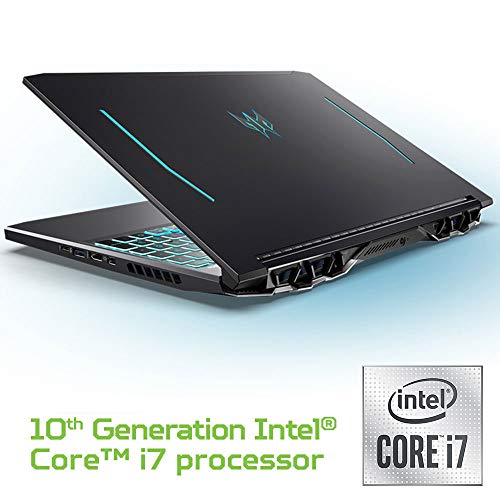 Acer Predator Helios 300 Gaming Laptop, Intel i7-10750H, NVIDIA GeForce RTX 3060 6GB, 15.6" FHD 144Hz 3ms IPS Display, 16GB DDR4, 512GB NVMe SSD, WiFi 6 American English Backlit Keyboard