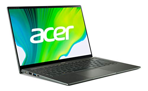 Acer Swift 5 NU-SF514-55T-5001 - Ordenador Portátil 14" Full HD,(Intel Core i5-1135G7, 8GB RAM, 512GB SSD, Intel Evo, Iris Xe Graphics, Windows 10 Home), Verde (Green Mist)- Teclado QWERTY Español