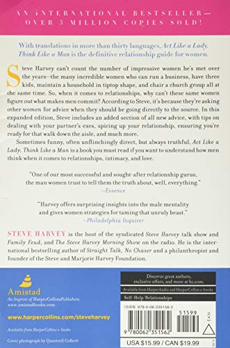 Act Like a Lady, Think Like a Man: What Men Really Think About Love, Relationships, Intimacy, and Commitment