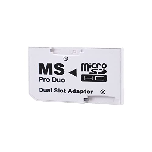 actecom® Adaptador Doble Tarjetas Micro SD/MICROSD A PSP Memory Stick Pro Duo