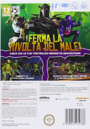 Activision Teenage Mutant Ninja Turtles, Wii - Juego (Wii, Nintendo Wii, Acción, RP (Clasificación pendiente))