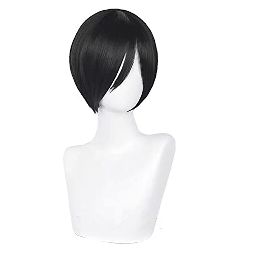 Ada Wong Cosplay peluca corta recta negra anime fiesta Halloween disfraz Pelucas