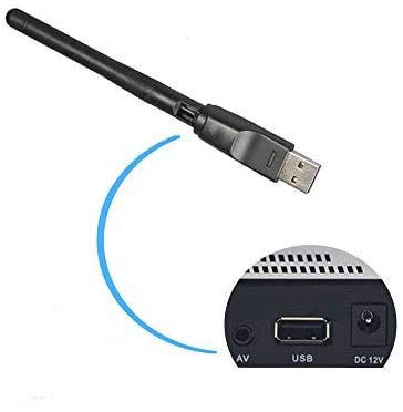 Adaptador de red USB WIFI Conexión para MAG 250 254 255 260 270 275,V7 V8 serie,Ordenador de Windows 10,8,7,XP, Vista,Linux, 2.4 GHz,150 Mbps, puerto Fast Ethernet,modo AP y extensor,antenas internas