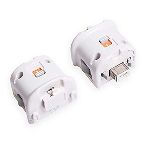 Adaptador Motion Plus - Sensor de alta calidad Motion Plus para consola Nintendo Wii, mando a distancia inalámbrico Wiimote, color negro y blanco