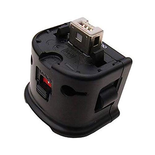 Adaptador Motion Plus - Sensor de alta calidad Motion Plus para consola Nintendo Wii, mando a distancia inalámbrico Wiimote, color negro y blanco