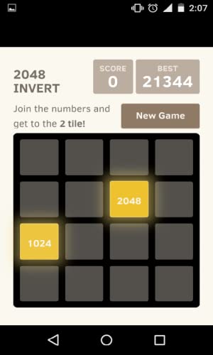 Addicting game 2048 Reverse