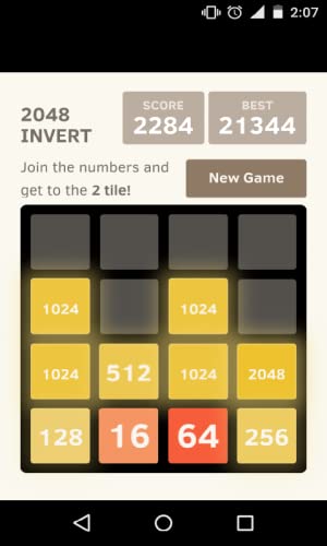 Addicting game 2048 Reverse