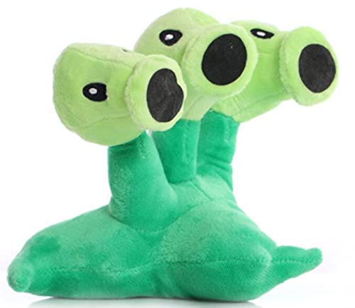 adfw 4 Unids Planta Vs Zombie Ice Peashooter Gatling Tres Cabezas Plantas Juego Figuras Peluche Suave Muñeca 20 Cm Maravilloso Regalo Para Niños