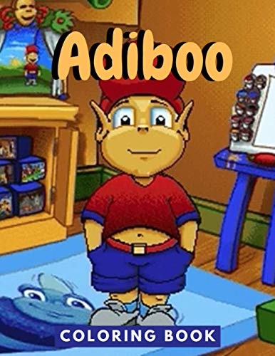 Adiboo Coloring Book: JUMBO Coloring Book For Kids | Ages 2-13+ Adiboo Colouring Book Gift For Children, Christmas Gift