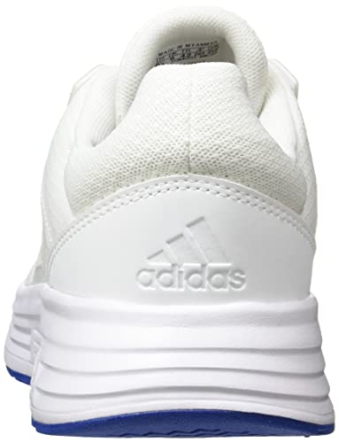 adidas Galaxy 5, Road Running Shoe Hombre, Cloud White/Cloud White/Team Royal Blue, 43 1/3 EU