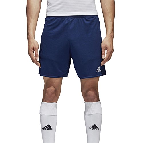 Adidas Parma 16 Intenso Pantalones Cortos para Fútbol, Hombre, Azul (Azul/Blanco), L