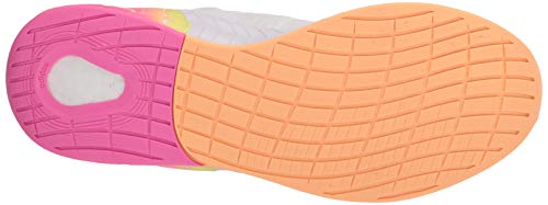 adidas Women's Kaptir Super Running Shoes, White/White/Acid Orange, 9.5