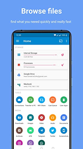 Administrador de archivos para Fire TV - USB OTG Cloud Network File Explorer