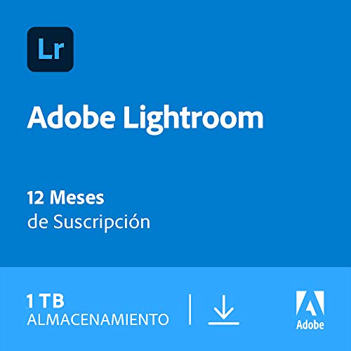 Adobe Lightroom 1TB | 1 Año | PC/Mac | Código de activación enviado por email