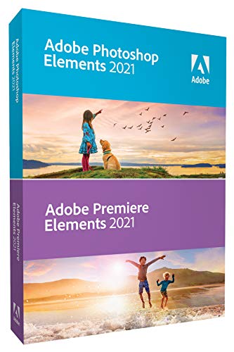 Adobe Photoshop Elements 2021 & Premiere Elements 2021 - Pack de Carcasas (actualización) - 1 Usuario - Win, Mac - International English