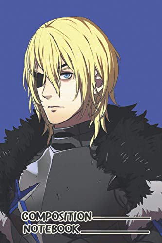 Adult Dimitri Timeskip Fire Emblem Three Houses Notebook: (110 Pages, Lined, 6 x 9)