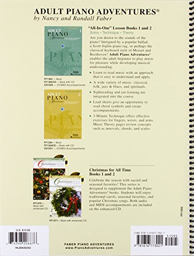 Adult piano adventures all-in-one lesson book 1 piano +enregistrements online: Spiral Bound