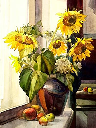 Adultos 1000 piezas rompecabezas planta girasol paisaje imagen juguete educativo para niños rompecabezas de madera A.3 70 piezas