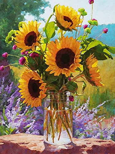 Adultos 1000 piezas rompecabezas planta girasol paisaje imagen juguete educativo para niños rompecabezas de madera A.3 70 piezas