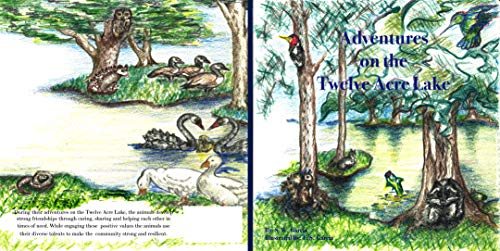Adventures On The Twelve Acre Lake: Full Color Edition (English Edition)
