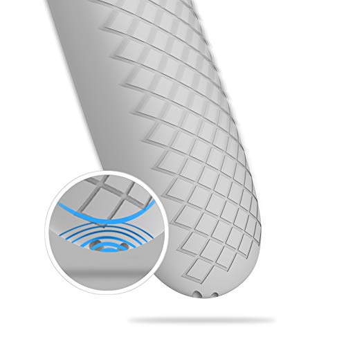 Aerku Funda Compatible con Sony PS5 Remoto Multimedia, Funda Protectora de Silicona Ligera, Antideslizante, a Prueba de Golpes Funda Protectora - Gris