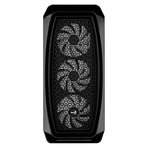 Aerocool AEROONEMINIFROST, caja PC Micro ATX, 4 ventiladores,2 paneles, negro