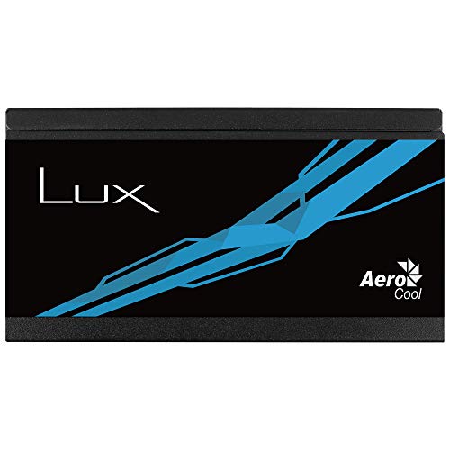 Aerocool LUX550 - Fuente de Alimentación PC (550W, 12V, 88% eficiencia, 80 Plus Bronze), Negro