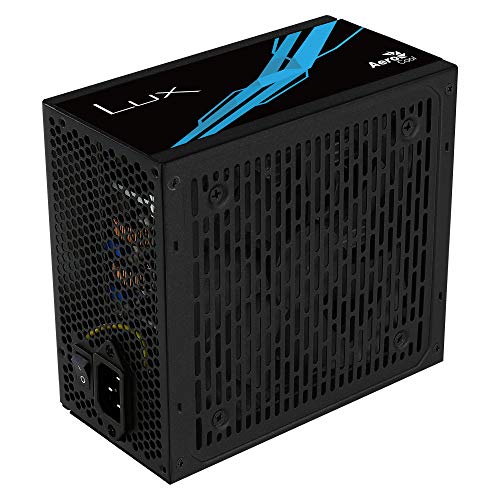 Aerocool LUX550 - Fuente de Alimentación PC (550W, 12V, 88% eficiencia, 80 Plus Bronze), Negro