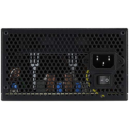 Aerocool LUX550 - Fuente de Alimentación PC (550W, 12V, 88% eficiencia, 80 Plus Bronze), Negro