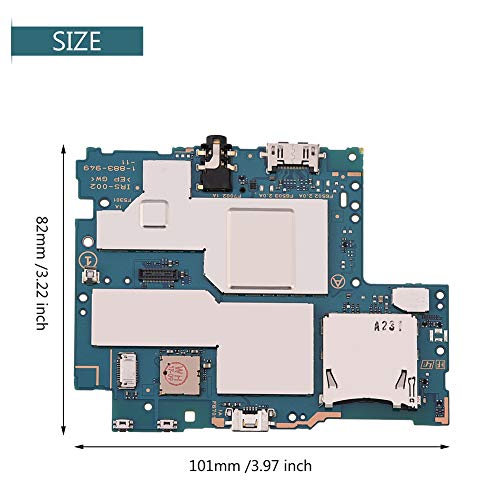 Agatige Placa Base WiFi, Placa de Módulo de Circuito PCBMCU Placa Base de Repuesto Placa Base para PS Vita 1000