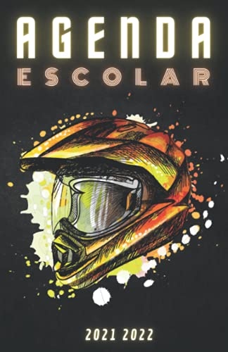 Agenda Escolar 2021-2022 Moto: Agendas 2021-2022 Motocross dia por pagina | Planificador diario para niñas y niños | material escolar Ideal para ... Primario colegio secundaria | Portada moto gp