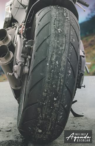 Agenda Escolar 2021-2022 Moto: Agendas 2021-2022 Motocross dia por pagina | Planificador diario para niñas y niños | material escolar Ideal para ... Primario colegio secundaria | Portada moto gp