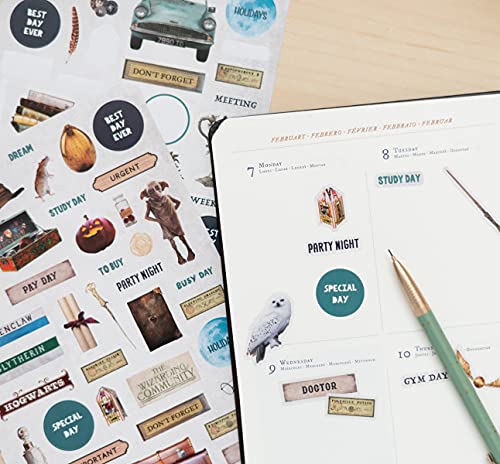 Agenda Harry Potter 2021 2022 - Agenda Escolar 2021-2022 / Agenda 2022 semana vista - Agenda 12 meses desde Agosto de 2021 a Julio de 2022 │ Agenda A5 - Producto con licencia oficial - Agenda Erik