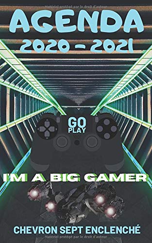 Agenda Scolaire 2020 2021 / 300 pages / Couverture GAMER Jeux video PC Console GEEK