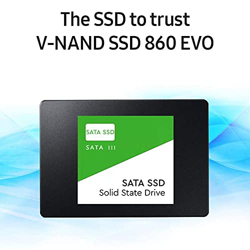 AHNUNVA Unidad de Disco USB de 1TB / 64G sólida, disfracesState Drive 400MB / s SATA 6.0GB / s SSD Unidad de Disco Duro Interno Lectura rápida para computadoras portátiles de Escritorio para Juegos