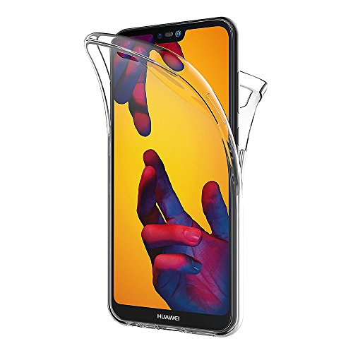 AICEK Funda Huawei P20 Lite, Transparente Silicona 360°Full Body Fundas para Huawei P20 Lite Carcasa Silicona Funda Case (5,84 Pulgadas)