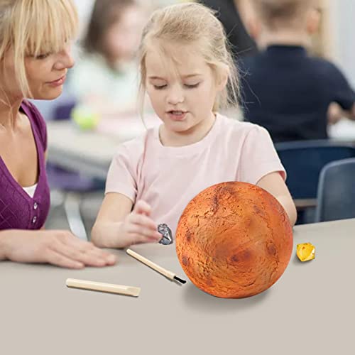 AIHOME Sistema solar Planet Gems Dig Kit para niños, kit de excavación de gemas de piedras preciosas, kit de ciencia de juguetes de bricolaje, regalos únicos de Navidad para niños y niñas