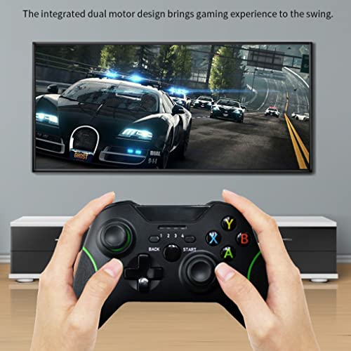 Ailan Controlador de Juegos inalámbrico Dual Vibración de vibración Gamepad Joystick Reemplazo Controlador de Juego Dual para uno para PS3 PC portátil Controlador de Juegos