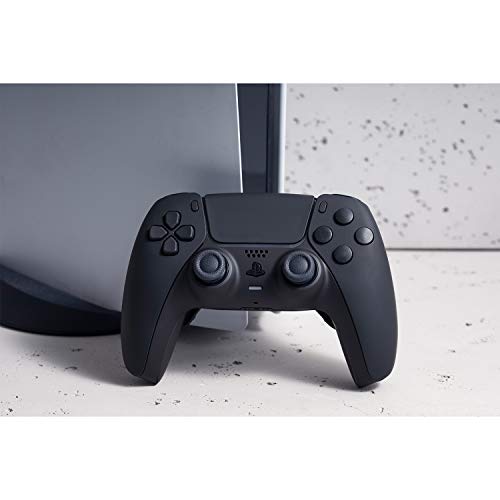AimControllers Mando PS5 Personalizado - Sony PlayStation 5 Mando Inalambrico - DualSense PS 5 Joystick - Mando PS5 Sony Original - PS5 Controller - Remap - Smart Triggers - Black Mat